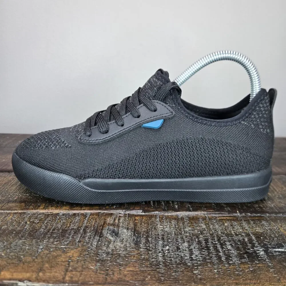 Vessi Weekend 1.5 Sneaker Womens Size 7 Waterproof Shoes Asphalt Black Black